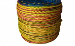 Шнур вязано-плетёный полипропиленовый 14 мм.Разрывная нагрузка 254 кгс